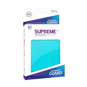 80 Ultimate Guard Supreme UX Sleeves (Aquamarine)