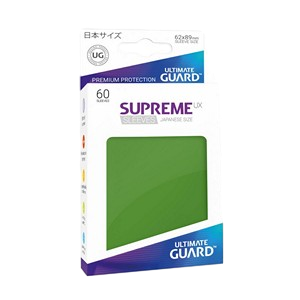 60 Ultimate Guard Supreme UX Sleeves (Green)