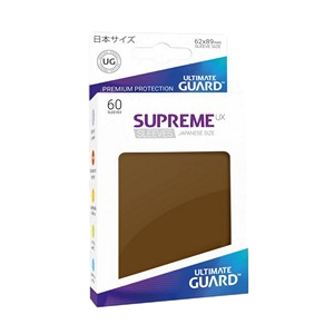 60 Ultimate Guard Supreme UX Sleeves (Brown)