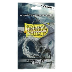 100 Dragon Shield Perfect Fit Sleeves - Clear