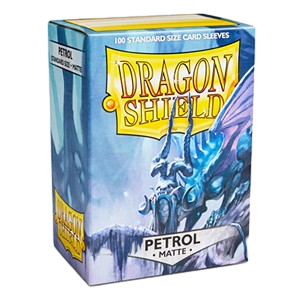 100 Dragon Shield Sleeves - Matte Petrol