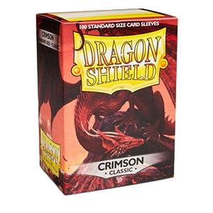 100 Dragon Shield Sleeves - Classic Crimson