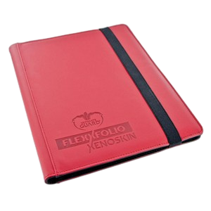 Flexxfolio XenoSkin 9-Pocket Binder (Red)