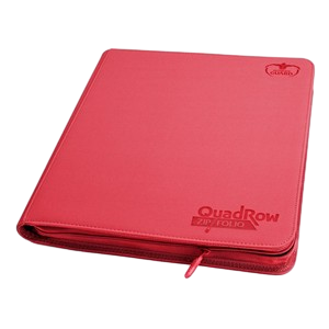 Quadrow Zipfolio Playset Binder (Red)