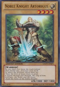 Noble Knight Artorigus (V.2 - Ultra Rare)