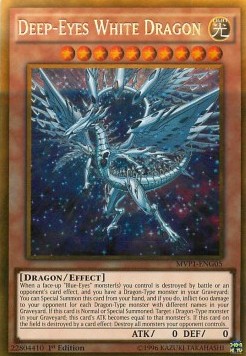 Deep-Eyes White Dragon (V.2 - Gold Rare)