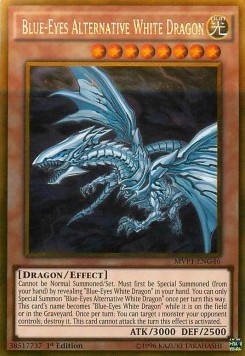 Blue-Eyes Alternative White Dragon (V.2 - Gold Rare)