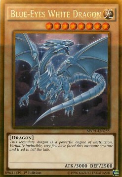 Blue-Eyes White Dragon (V.2 - Gold Rare)