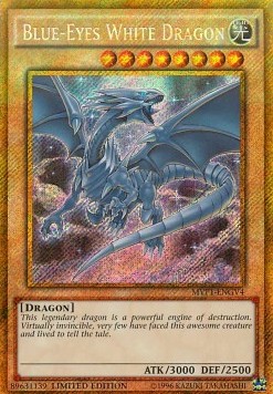 Blue-Eyes White Dragon (V.3 - Gold Secret Rare)