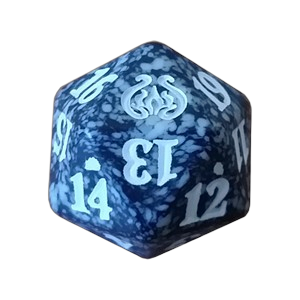 Aether Revolt: D20 Die (Black)