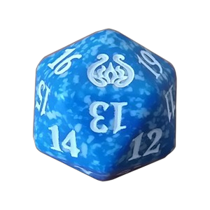 Aether Revolt: D20 Die (Blue)