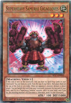 Superheavy Samurai Gigagloves (V.2 - Starfoil Rare)