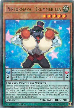 Performapal Drummerilla (V.2 - Starfoil Rare)