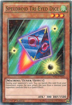 Speedroid Tri-Eyed Dice (V.2 - Starfoil Rare)