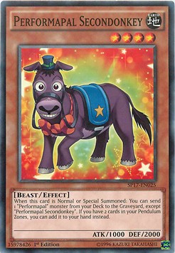 Performapal Secondonkey (V.1 - Common)