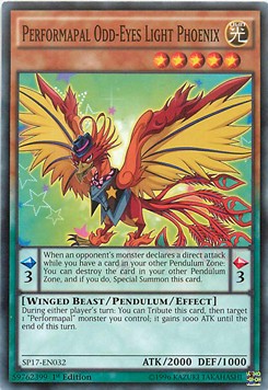 Performapal Odd-Eyes Light Phoenix (V.1 - Common)