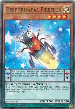 Performapal Fireflux (V.2 - Starfoil Rare)