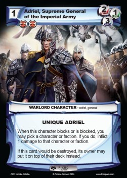 Adriel, Supreme General of the Imperial Army