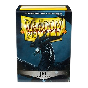 100 Dragon Shield Sleeves - Matte Jet