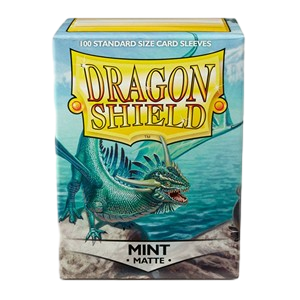 100 Dragon Shield Sleeves - Matte Mint