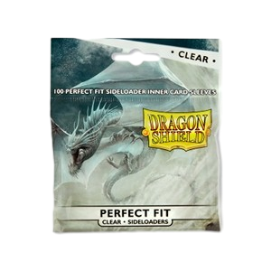 100 Dragon Shield Perfect Fit Sideloader Sleeves - Clear