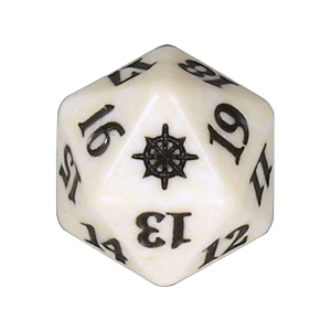 Ixalan: D20 Die (White)