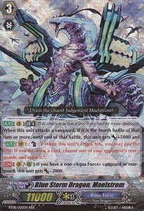 Blue Storm Dragon, Maelstrom [G Format] (V.2 - Triple Rare)