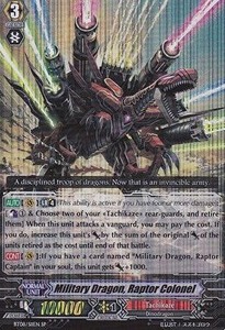 Military Dragon, Raptor Colonel [G Format] (V.1 - Special Parallel)