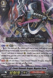 Covert Demonic Dragon, Magatsu Storm [G Format] (V.2 - Triple Rare)