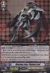 Blazing Lion, Platina Ezel [G Format] (V.2 - Triple Rare)