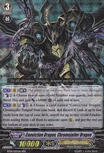 Conviction Dragon, Chromejailer Dragon [G Format] (V.2 - Triple Rare)