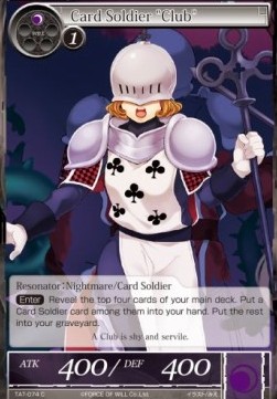 Card Soldier "Club"