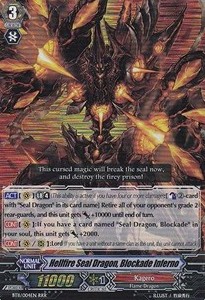 Hellfire Seal Dragon, Blockade Inferno [G Format] (V.2 - Triple Rare)