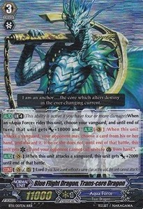 Blue Flight Dragon, Trans-core Dragon [G Format] (V.2 - Triple Rare)