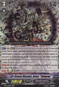 Demon Marquis, Amon "Яeverse" [G Format] (V.1 - Triple Rare)