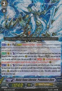 Bluish Flame Liberator, Prominence Glare [G Format] (V.2 - Triple Rare)