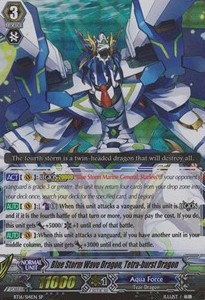 Blue Storm Wave Dragon, Tetra-burst Dragon [G Format] (V.1 - Special Parallel)