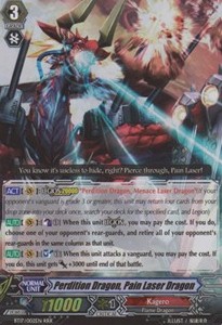 Perdition Dragon, Pain Laser Dragon [G Format] (V.2 - Triple Rare)