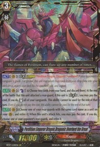 Perdition Emperor Dragon, Dragonic Overlord the Great [G Format] (V.1 - Legion Rare)