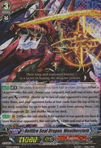 Hellfire Seal Dragon, Weathercloth [G Format]