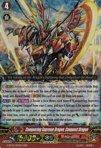 Conquering Supreme Dragon, Conquest Dragon [G Format] (V.2 - Triple Rare)