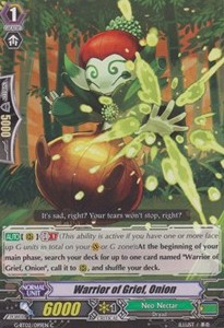 Warrior of Grief, Onion [G Format]