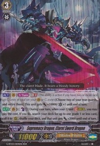 Supremacy Dragon, Claret Sword Dragon [G Format] (V.2 - Triple Rare)