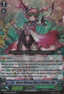 Cherry Blossom Blizzard Maiden, Lilga [G Format] (V.2 - Double Rare)