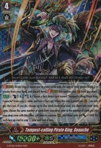 Tempest-calling Pirate King, Goauche [G Format] (V.2 - Triple Rare)