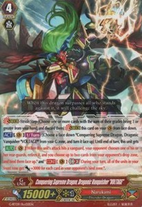 Conquering Supreme Dragon, Dragonic Vanquisher "VOLTAGE" [G Format] (V.1 - Rare)