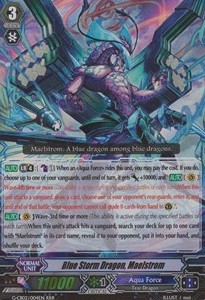 Blue Storm Dragon, Maelstrom [G Format] (V.2 - Triple Rare)