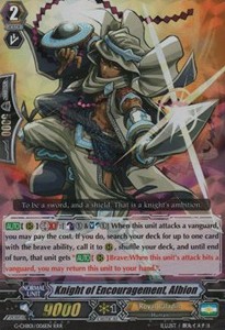 Knight of Encouragement, Albion [G Format] (V.2 - Triple Rare)