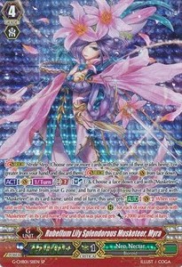 Rubellum Lily Splendorous Musketeer, Myra [G Format] (V.1 - Special Parallel)