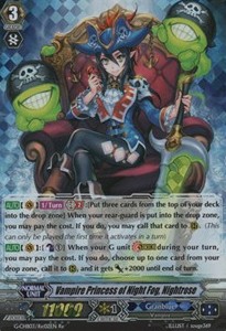 Vampire Princess of Night Fog, Nightrose [G Format] (V.1 - Triple Rare)